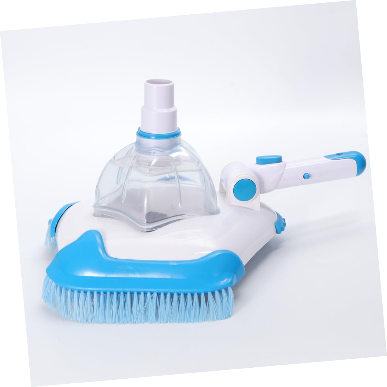 Angoily Swimming Pool Suction 1pc Luxury Plastic Bristles Brush Excellent for Pool Bottom Wall Cleaning Not Included Telescopic Rod Random