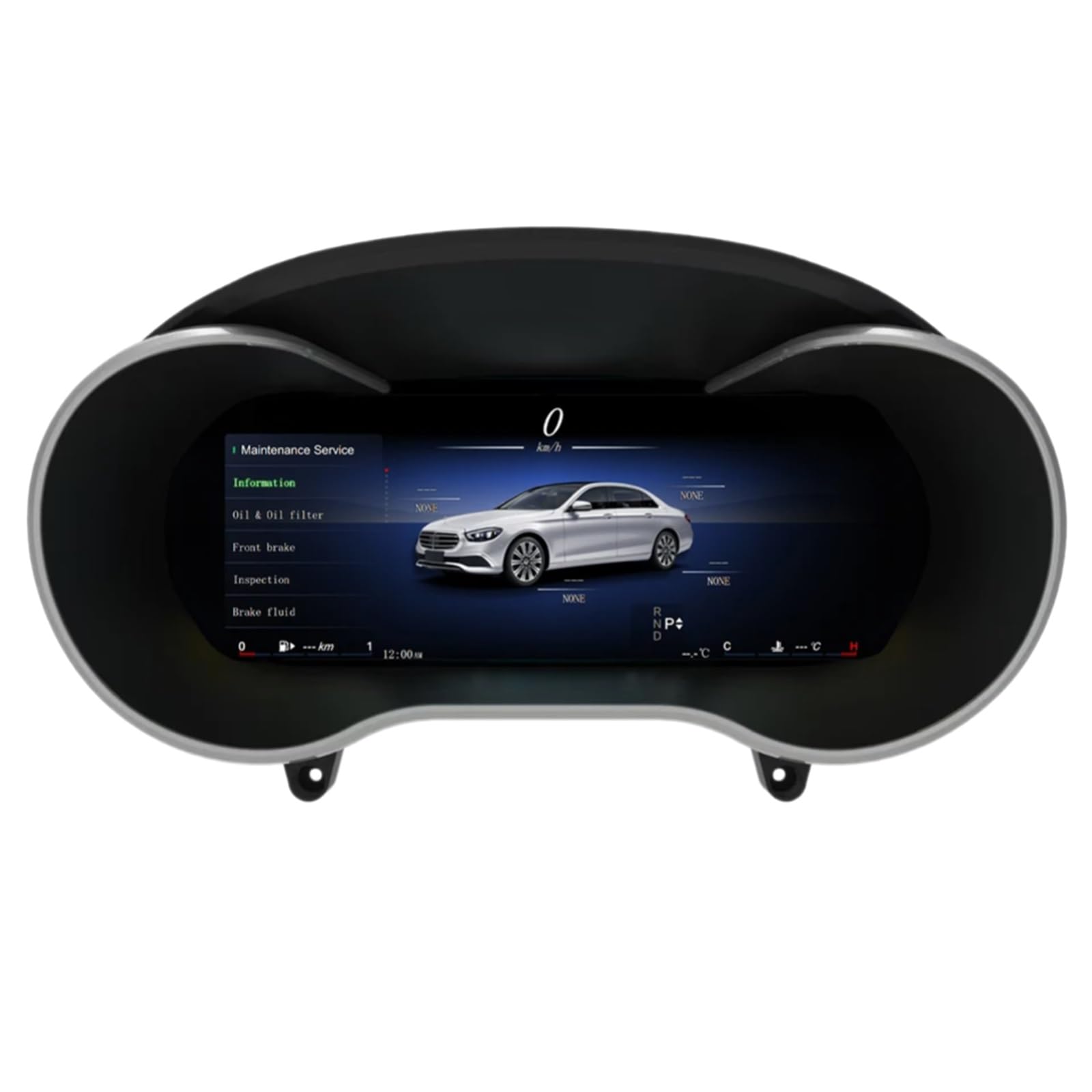 Quadro strumenti digitale Virtual Cockpit da 12,3'', for Mercedes, for Benz, Classe Glc/c W253 X253 W205 2015 2018 Contachilometri sul cruscotto schermo della cabina di pilotaggio virtuale