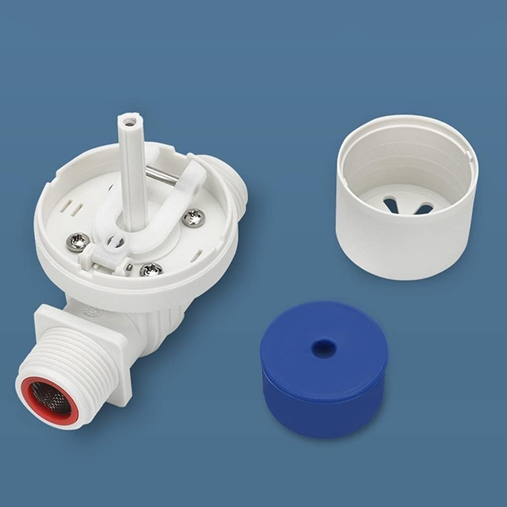 Filtro de bomba de agua, filtro de tubería, válvula de flotador de plástico y filtro, válvula de control de nivel de agua automática de entrada lateral incorporada de 1/2" 3/4" 1"+ filtro de bomba de