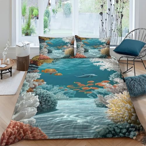 Parure de lit hypoallergique et douce pour adulte souffrant d'allergies King 3D