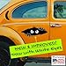 Stickios Car Decal - Peeking Monster Bumper Sticker for Cars, Trucks, Golf Carts, Vehicle Windows, Dents & Scratches - Large Vinyl Car Sticker - Made in USA (11x4.25 inches) - Shredder