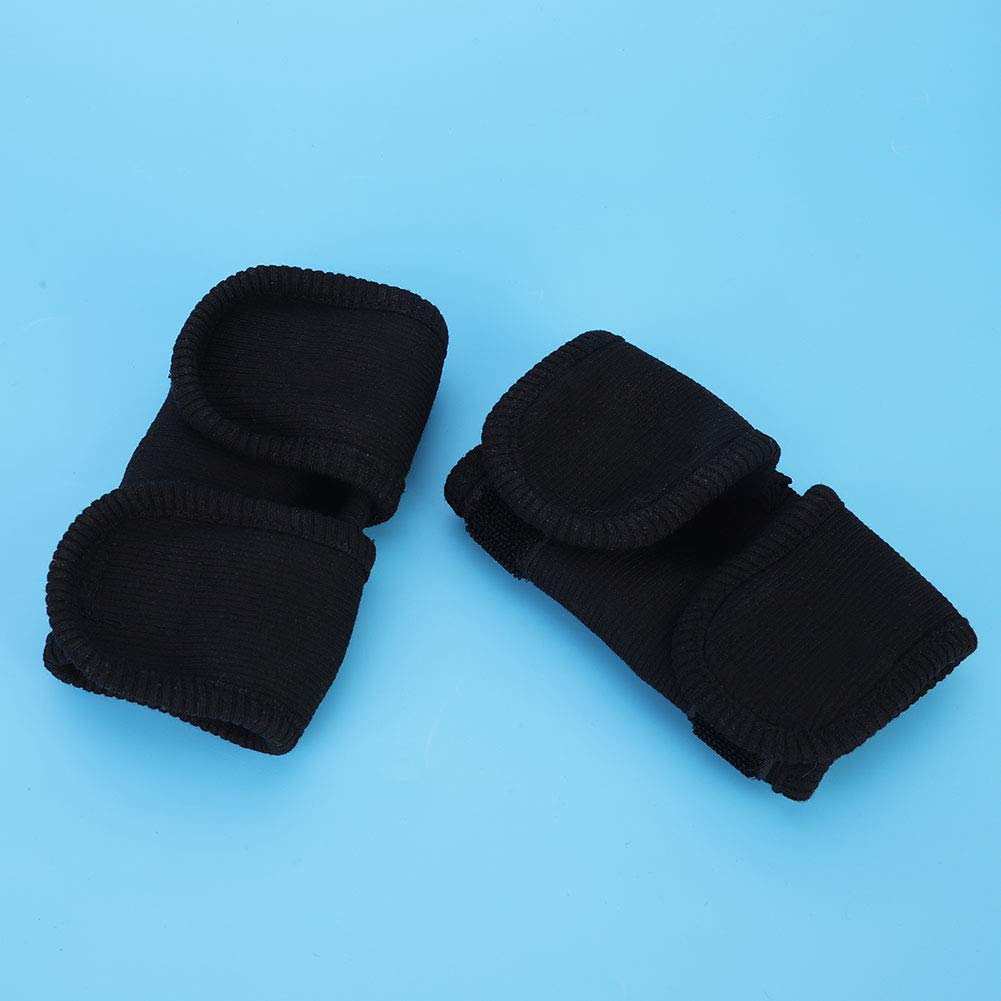 Phefop 2PCS Dog and Cat Leg Braces, Adjustable Elastic Elbow and Knee Joint Support with Hook and Loop Closure, Warm Breathable Recovery Sleeve for Post Surgery Wound Protection (M)