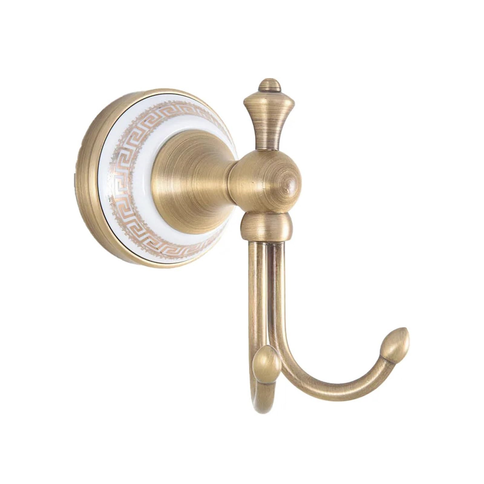 Bryske Antique Brass Coat Hook Towel Hanging Bathroom Clothes Wall Hanger Accessories