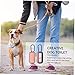 LIOOBO 3pcs Pet Waste Bag Dispenser Holder Pouch with Waste Bags Portable for Outdoor Walking Hiking Camping Convenient Durable and Eye-catching Design