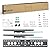 ONKRON Tilting TV Wall Mount for 60-110 Inch Screen up to 264.6 lbs - Extra Large, Heavy Duty TV Mount Tilt Bracket max VESA 900x600 - Low Profile, Ultra Slim Television Wall Mount Black