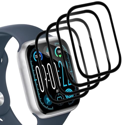 SkyKeep Schutzfolie für Apple Watch Series 9 45mm Panzerglasfolie Screen Protector für Apple Watch Series 7/8/9 45mm Dis...