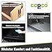 Hundebox Auto Kofferraumschutz Hund mit ladekantenschutz Kofferraum【Mit Tasche】 Kofferraum schutzmatte herausnehmbar - Hunde Autositz Wasserabweisend, hundetransportbox 90x55x38cm Mocca