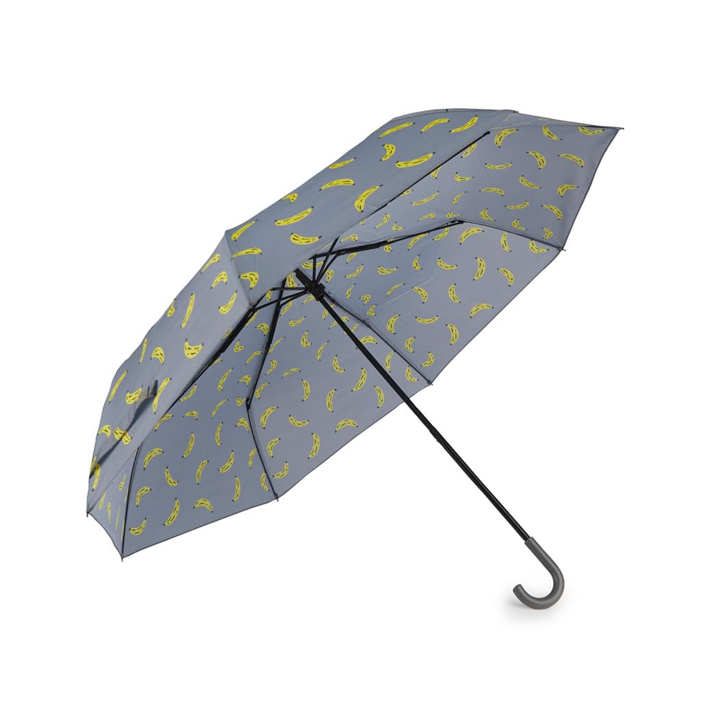 Balvi Ombrello Monkeymbrella Colore grigio Un design con banane ovunque Nylon