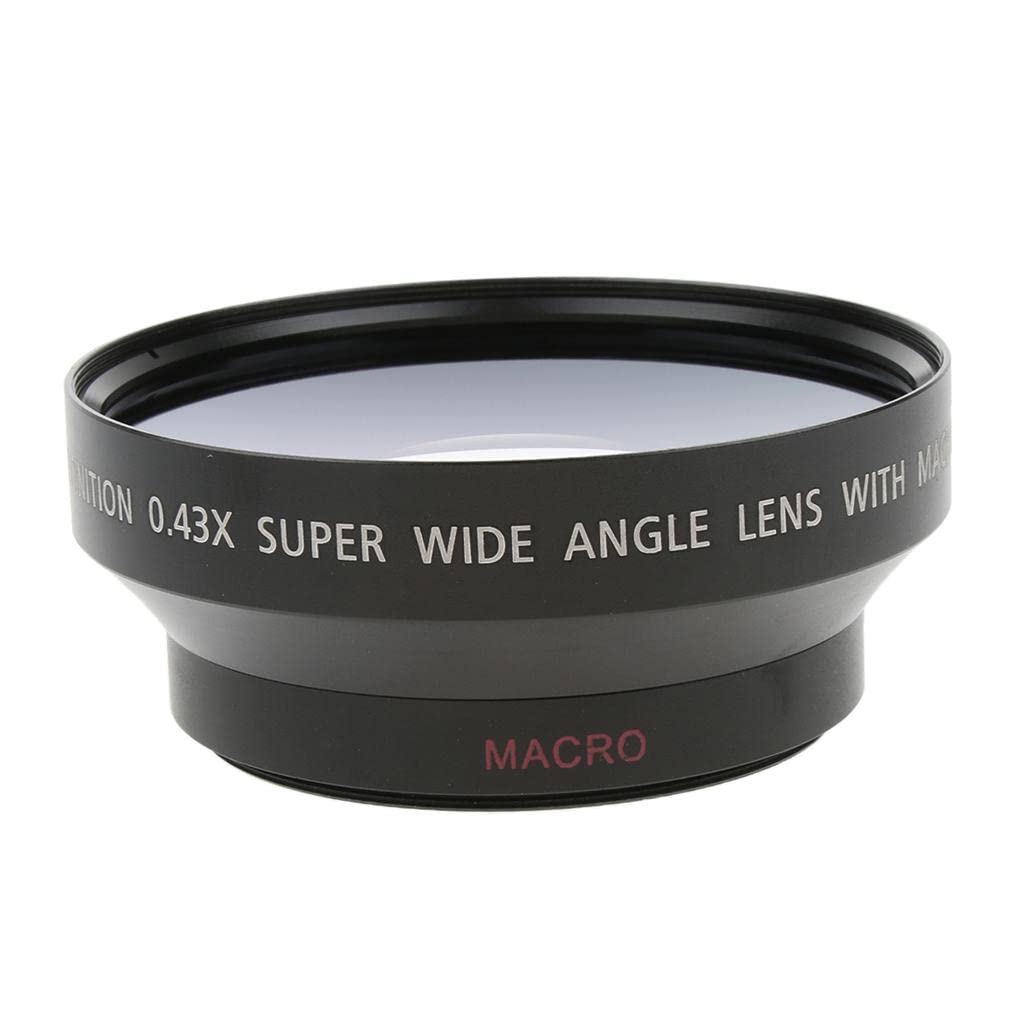 Objectif Convertisseur Grand Angle et 62 Mm 0,43x pour Appareils Photo Numériques DV 0,43x67