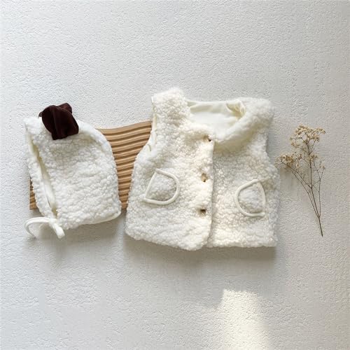 Toddler Kids Baby Winter Warm Jacket Outerwear Solid Color Vest Coat Outwear for Girls or Boys Fall Clothes2