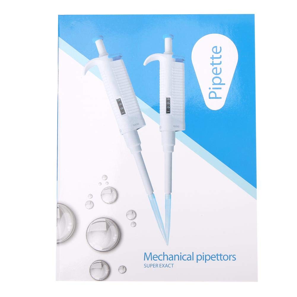 Pipeta manual automática de alta precisión de precisión Conjunto completo Pipeta ajustable Micropipeta de 100 a 1000 ul para muestreo y dispensación