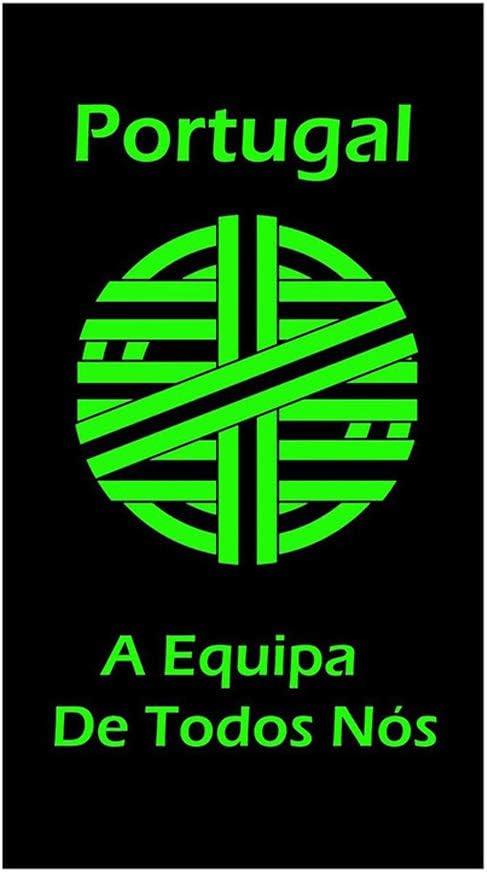 WarmHeartting Beach Bath Towel Microfiber Extra Large 100x180cm for Swim Spa Travel Yoga Sports Camping Sunbeds Cover or Shower Portuguese Flag Print
