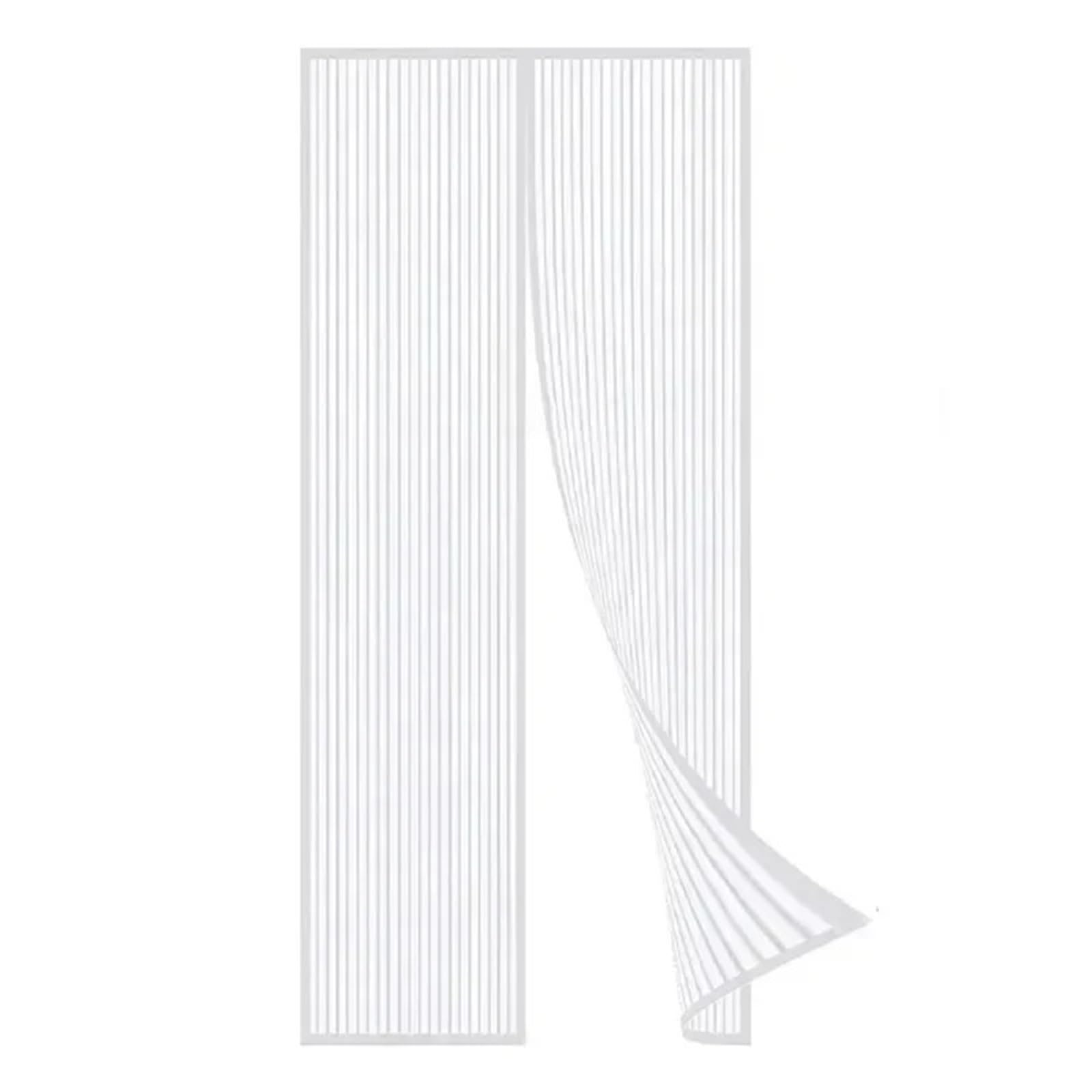 Missffcat White Insulated Mosquito Net Window Curtain For Living Room And Doorways - Keep Bugs Out While Enhancing Home Decor(,100X210cm)
