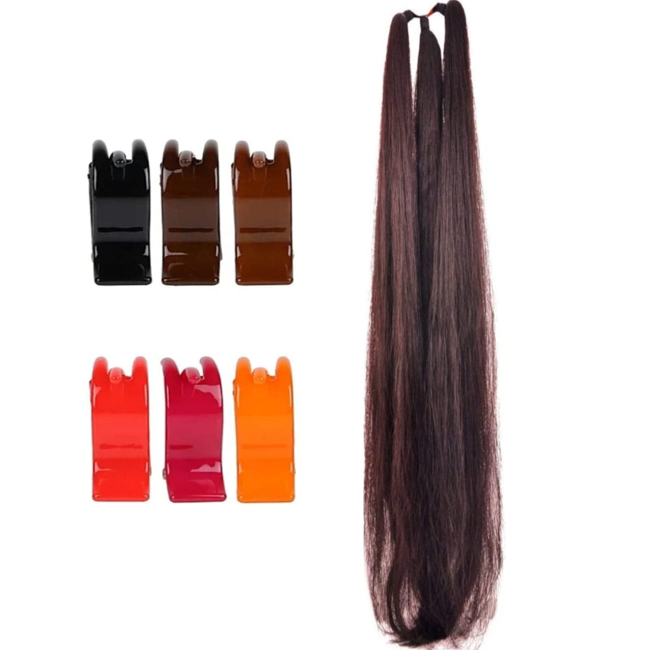 Zintalic 6 Pcs Multicolor Small Acrylic Clutcher With 1 Ball Choti For Girls & Women Hair Accessory Set (B0CBVSCCXK) Amazon Price History, Amazon Price Tracker