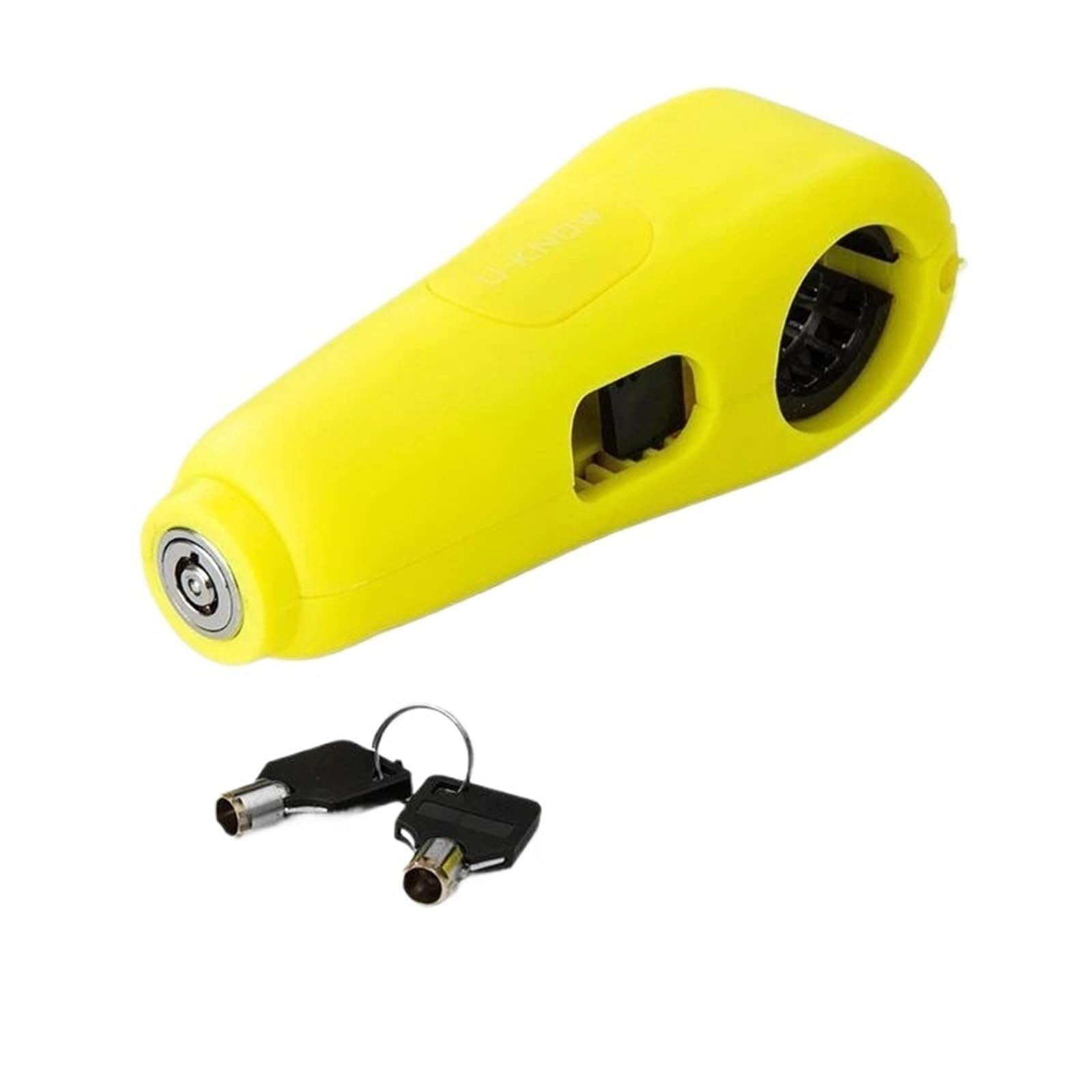 Zabezpieczenia motocyklowe Alarm antykradzieżowy do pojazdów elektrycznych Blokada kierownicy Naprawa motocykla Przenośny olej Hamulec drzwi Blokada kierownicy(Yellow)
