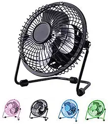 Mini Ventilador Usb Portátil De Mesa em metal
