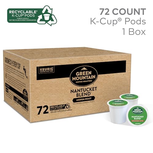Image of Green Mountain Coffee Roasters Nantucket Blend, Single-Serve Keurig K-Cup Pods, Medium Roast Coffee Pods, 72 Count