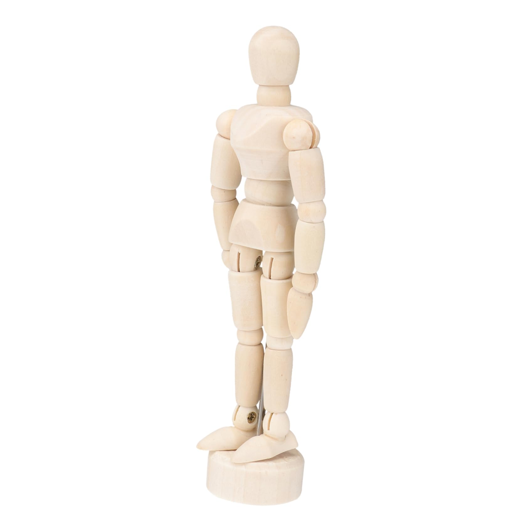 SEWACC 9pièces Mannequin Articulé pour Artistes Modèles De Dessin Et Décoration De Bureau Beige