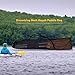 Lixada Drawstring Mesh Kayak Paddle Bag Split Shaft Canoe SUP Paddles Cover Storage Transport Mesh Bag Durable nets Storage Carry Multiple Paddles