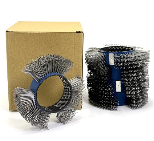 Image of 5PCS, Abrasive Wire Wheel Belts, Bristle Blasting Tool for Surface Blaster | 0.5mm Carbon Spring Steel, Metal Blaster Clearing, Bristle Blasting Wheels, 23mm width, Medium Type, A Box with Five Belts