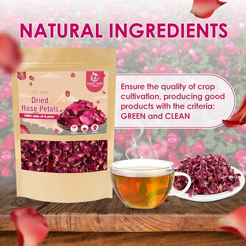 Premium Pétalos de Rosa Secos 100gr Natural y Puro miniatura 2