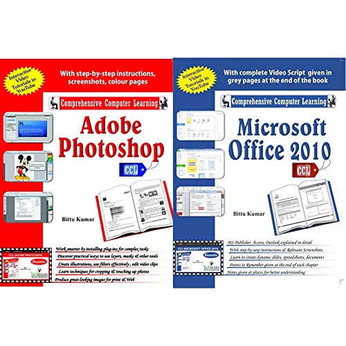 Adobe Photoshop + MS Office (Set Of 2 Books)