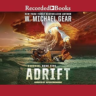 Adrift Audiolibro Por W. Michael Gear arte de portada
