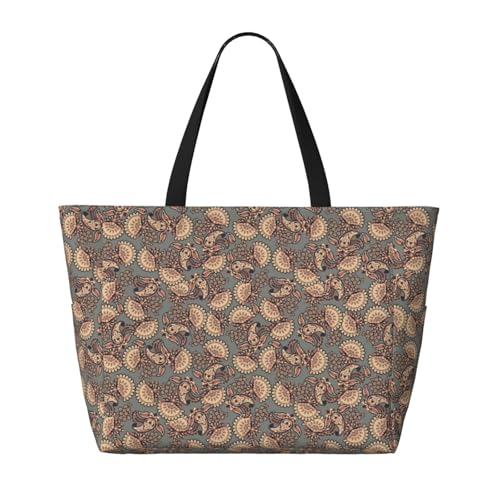 Asian Style Floral Print Large Beach Tote Bag for Women Extra Large Capacity Sandproof Waterproof Pool Bag Suitable for Swimming Pool Gym Groceries Travel2
