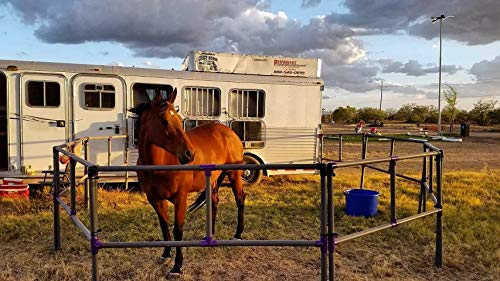 Portable Corral DIY Box Set: Standard- 8 Panels; 2 Rails