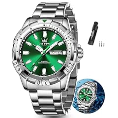 5560 Siver Stainless Steel/Green Dial