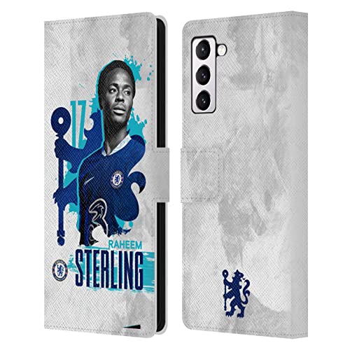 Housse Cuir Samsung Galaxy S21+ 5G Chelsea FC Raheem Sterling Étui Clapet Protection