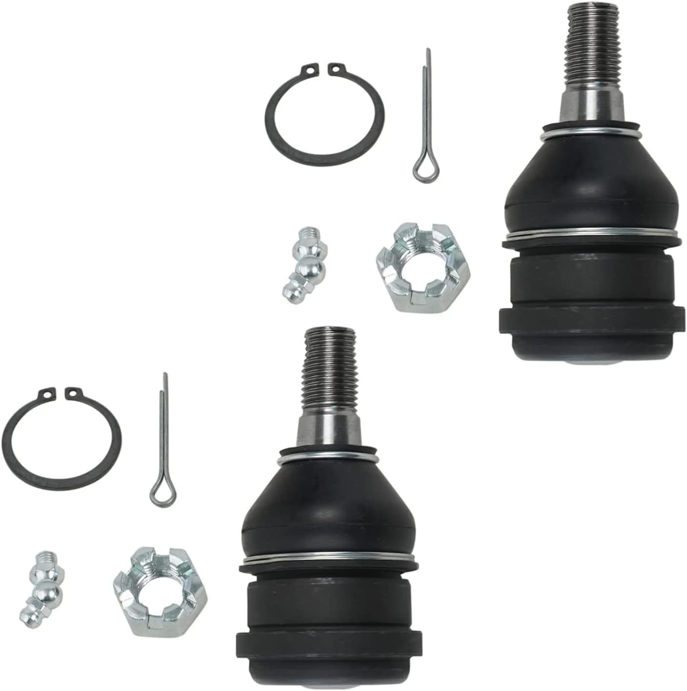 Detroit Axle - 10pc Front Suspension Kit for 1995-1998 Nissan 200SX 1995-1999 Sentra 2 Lower Ball Joints 2 Sway Bars 4 Inner & Outer Tie Rods 2 Boots 1996 1997 Replacement