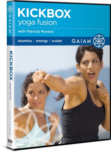Kickbox Yoga Fusion en formato DVD importado de USA para entrenamiento en casa