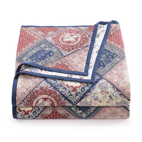 Image of Paseo Road Tasha Polizzi Patchwork Bandana 3 Piece King Cotton Quilt Set