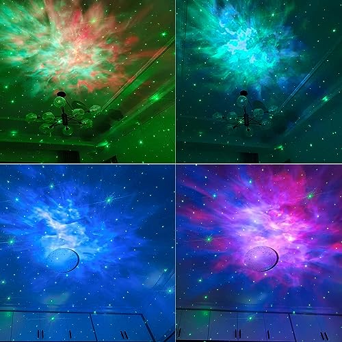 Image of TOYTONIC Astronaut Star Projector Night Light with Remote Control, Rotating Galaxy Lamp for Kids Bedroom, Soothing Nebula Light for Baby Nursery, Birthday Gift for Boys & Girls