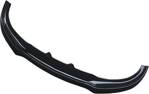 Miniatura 5 de NINTE Borde de parachoques delantero compatible con Dodge Charger RT 2015-2023, parachoques delantero ABS negro brillante, divisor de alerón