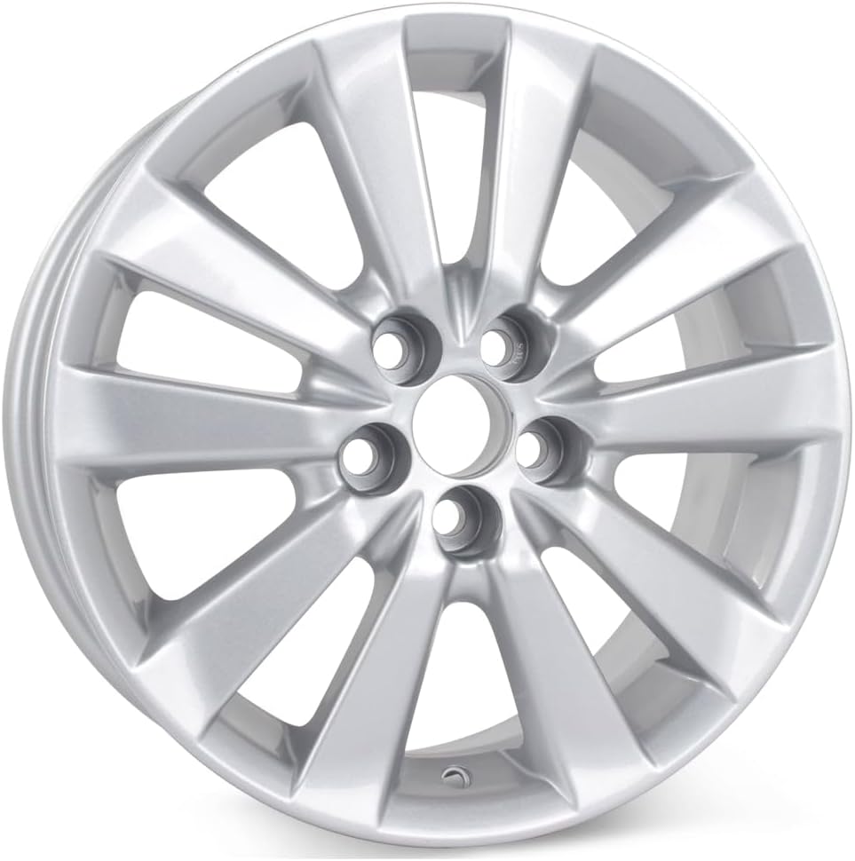 WheelerShip Replacement Aluminum Wheel 16x6.5 Silver for 09-13 Toyota Corolla Matrix 69544