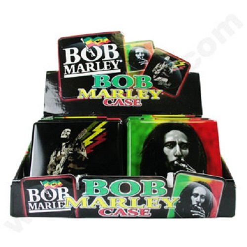 12 BOB MARLEY Printed Metal Cigarette Case/Card&money holder,different Designs