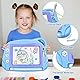 Magnetische Maltafel Zaubertafeln für Kinder, Reisegröße Bunte Schreibtafel Zeichentafel- Magnettafel Zaubermaltafel Kreatives Spielzeug mit 3 Briefmarken für 3 4 5 Jahre alt, Blau