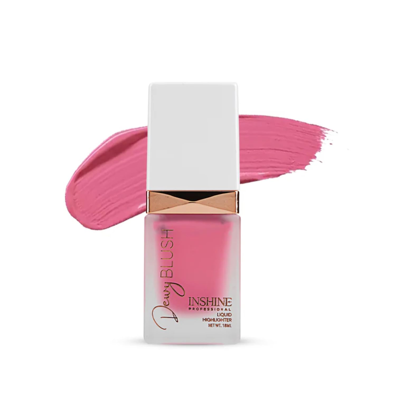 INSHINE Professional Dewy Blush Liquid Blusher – 6 Shades, Buildable Coverage, Long-Wearing, and Radiant Finish for Natural-Looking Cheeks - Pink Veil-image-13