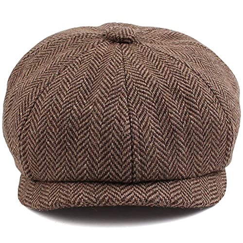 Newsboy Hats for Toddler Boys Girls Tweed Flat Beret for Kids Pageboy Hats for Children3