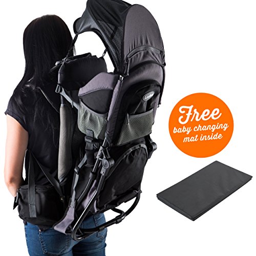 luvdbaby premium baby backpack carrier for hiking with kids