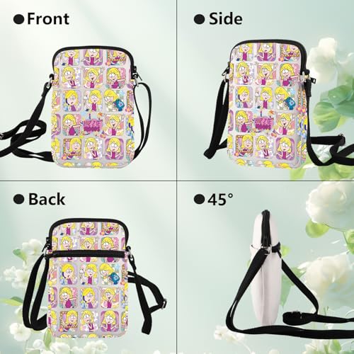 WZMPA Cartoon Fans Crossbody Bag TV Show Fans Gift Cartoon Moods Shoulder Bag Cartoon Characters Merchandise4