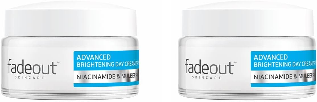 Advanced Brightening Day Cream with SPF20, 2x50ml | Moisturizing Face Cream with Niacinamide & Lactic Acid to Brighten Skin Tone in 4 weeks