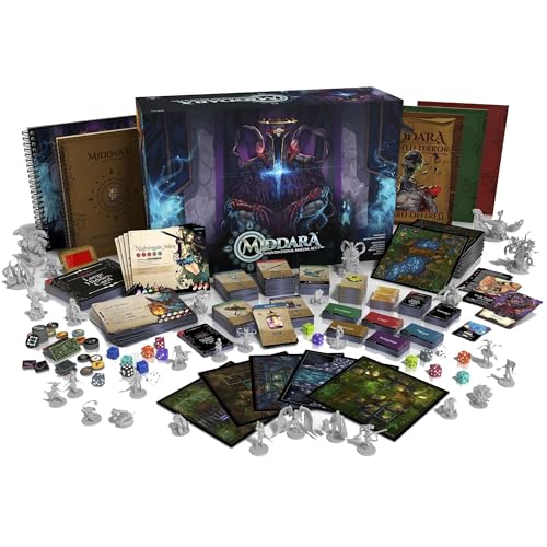 Middara Unintentional Malum: Acto 1 (v.1.2) - Juego de Mesa Fantástico Totalmente Cooperativo para Amigos y Familia - Incluye 400 Ilustraciones Únicas, Más de 60 Encuentros y Más - Juego de Exploración de Mazmorras (1-4 Jugadores) miniatura 1