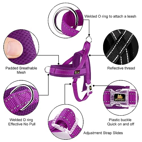 Image of Plutus Pet No Pull Dog Harness for Large Dogs, Breathable Mesh Padded