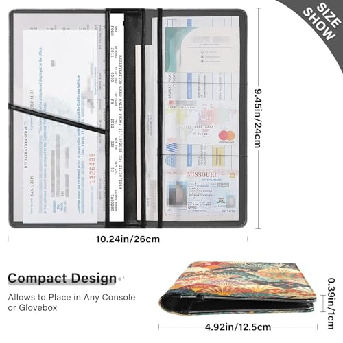 Organizador de Documento para Auto Piel miniatura 3