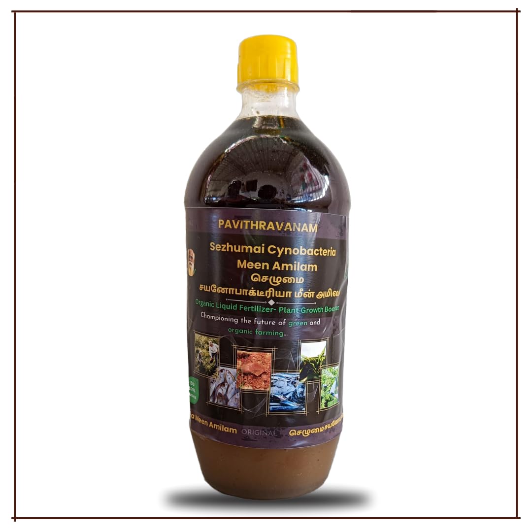 See full amazon price history chart for Pavithravanam Sezhumai Cynobacteria meen Amilam fish amino acid Plant Growth Promotor 1 Litre Natural Bio 100% Organic Fertilizer for All Plants Liquid Fertilizer Organic Manure Home Gardening Pavithravanam Sezhumai Cynobacteria meen Amilam fish amino acid Plant Growth Promotor 1 Litre Natural Bio 100% Organic Fertilizer for All Plants Liquid Fertilizer Organic Manure Home Gardening (B0DF6F77VK) Amazon Price History, Amazon Price Tracker