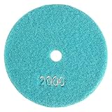 FTVOGUE 5 ’’ inch 125mm Schleifscheiben Wet Diamond Polishing Pads Sanding Schleifscheiben für Granitbetonmarmor(2000)