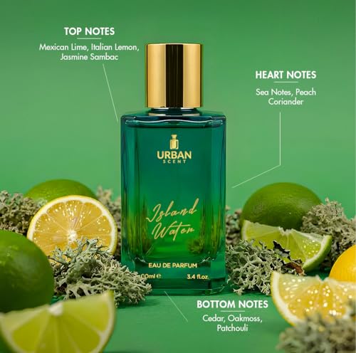 Image of Urban Scent Island Water Eau De Parfum 100ml | Luxury Long-Lasting Fresh Perfume